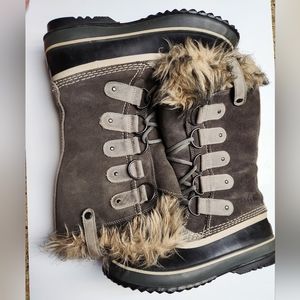 Sorel Joan Of Arctic gray 9m Tall Winter Boots